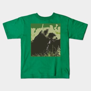 Camo Ferret Kids T-Shirt